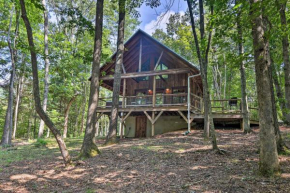 Romantic Asheville Area Cabin with Deck and Hot Tub!